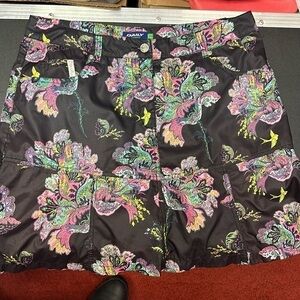 Daily sports women’s multicolor floral performance skirt size 12